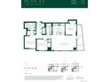 Detailed floor plan of a three-bedroom residence, highlighting room dimensions and layout at 525 18Th St # 1104, Denver, CO 80202