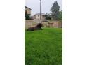 Spacious grassy backyard with a wooden privacy fence, perfect for outdoor enjoyment at 951 Tennyson St, Denver, CO 80204