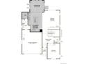 Open-concept floor plan featuring gourmet kitchen, sunroom, great room, study, and a 2-car garage at 1361 Lumber Ridge N Cir, Erie, CO 80516