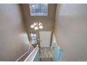 View of a staircase leading to the main floor at 1179 S Waco St # E, Aurora, CO 80017