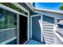 The balcony features a sliding glass door and a storage closet at 8500 E Jefferson Ave # 19B, Denver, CO 80237