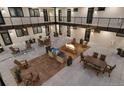 Large, well-maintained courtyard with multiple seating areas at 2120 N Downing St # 216, Denver, CO 80205