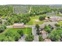 Aerial view highlighting the home's proximity to Ralston Creek Trail, Oak Park, Apex Tennis Center, and Campbell Early Learning Center at 10869 W 65Th Way, Arvada, CO 80004