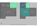 Floorplan of the house showing dimensions for each room at 13633 E Yale Ave # B, Aurora, CO 80014