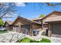 Attached garages feature prominently in this townhome community at 718 Julian Cir, Lafayette, CO 80026
