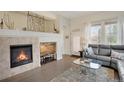 Cozy living room with modern fireplace and elegant decor at 12348 W Gould Ave, Littleton, CO 80127