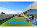 Outdoor rooftop area with an area to grill and exercise at 5700 S Quebec St # A, Englewood, CO 80111