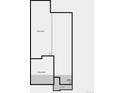 Layout showcasing basement crawl space and unexcavated areas of this new home at 3411 N Denali St, Aurora, CO 80019