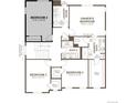 Second floor plan showcasing the owner's bedroom, bathroom, laundry, and three bedrooms at 2644 Simpson Ln, Erie, CO 80026