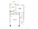 Layout of the first floor, including the 2-car garage, recreation room, and optional covered patio at 8181 Butte Creek St, Littleton, CO 80125