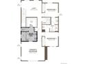Third floor layout featuring a loft, laundry, and three bedrooms, including the owner's suite and bath at 8181 Butte Creek St, Littleton, CO 80125