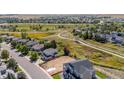 Nice aerial view of a neighborhood with green space and walking trails at 882 Eldorado Dr, Superior, CO 80027