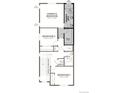 Second floor featuring owner's suite with bath and walk-in closet, plus 2 additional bedrooms and bath at 24118 E Warm Springs Ave, Aurora, CO 80019