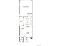 Open concept first-floor layout featuring a kitchen with island, dining area, and living room at 24118 E Warm Springs Ave, Aurora, CO 80019