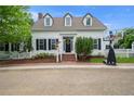 Attractive home with white exterior, black shutters, dormer windows, and a well-maintained front yard at 8721 E 23Rd Ave, Denver, CO 80238