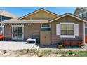 The backyard features a small patio, storage shed, and minimal landscaping, offering a low-maintenance outdoor space at 2741 Poplar Grove Pl, Castle Rock, CO 80109