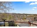Enjoy this backyard with mountain view from the deck and seating area at 12017 W 54Th Dr, Arvada, CO 80002