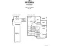 Detailed floorplan showcasing the home's layout, including the kitchen, living spaces, and bedrooms at 2215 Calais Dr # G, Longmont, CO 80504