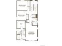 Third floor plan showcasing bedrooms with a laundry area, and primary bath with double sinks at 11475 E Briarwood Cir, Centennial, CO 80112