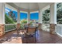 Relaxing gazebo with seating offers a tranquil outdoor space at 5275 Pinyon Jay Rd, Parker, CO 80134