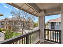 Relaxing balcony offering neighborhood views and an intimate outdoor space at 200 Whitehaven Cir, Highlands Ranch, CO 80129