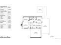 First floor plan showing living spaces, bedroom, kitchen, garage, and patio at 1265 Iris Ct, Highlands Ranch, CO 80126