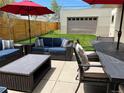 Inviting outdoor patio with comfortable seating, perfect for entertaining in the backyard at 4351 Yates St, Denver, CO 80212
