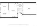 Floor plan displays a spacious layout including kitchen, living room and garage at 6594 W Mississippi Way, Lakewood, CO 80232