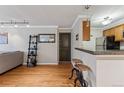 Kitchen features granite countertops and stainless steel appliances at 10 N Ogden St # 101, Denver, CO 80218