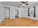 Spacious living room showcasing hardwood floors and a bright, open feel at 6670 Hooker St, Denver, CO 80221