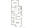 Second floor plan featuring a large owner's suite with ensuite bathroom, and two additional bedrooms at 22903 E Stanford Ln # A, Aurora, CO 80015