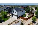 Birds eye view of backyard with putting green and play area at 25097 E Lake Dr, Aurora, CO 80016