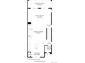 Second floor floorplan view of living space with kitchen, dining, great room, covered deck, and powder room at 6295 N Kirk St, Aurora, CO 80019