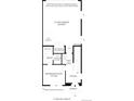 Detailed floorplan showcasing a 2-car garage, bedroom suite, bath, and entry foyer on the first floor at 6295 N Kirk St, Aurora, CO 80019