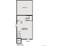 Floor plan of the lower level showing the unfinished basement and utility areas at 14109 Deertrack Ln, Parker, CO 80134