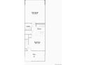 Layout featuring a kitchen, great room, patio, and 2-bay garage at 6562 Arbor Blvd # 2, Thornton, CO 80602