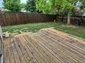 A cozy backyard deck for outdoor entertaining at 2832 S Mobile St, Aurora, CO 80013