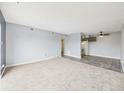 Bright and spacious living room with carpet and an open layout at 190 E Highline Cir # 302, Centennial, CO 80122
