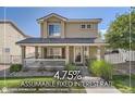 Attractive home with assumable fixed interest rate, covered porch, and landscaped front yard at 11832 Zenobia Loop, Westminster, CO 80031