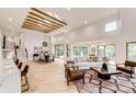 Bright open floorplan features a dining room, living room, and views from the kitchen at 2857 Linden Dr, Boulder, CO 80304