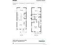 Detailed two-story floor plan featuring a kitchen, living, dining, primary suite, and a second bedroom at 13031 E 103Rd Pl, Commerce City, CO 80022
