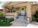 Inviting front porch with decorative plants and stylish lanterns, enhancing curb appeal and charm at 2026 S Lincoln St, Denver, CO 80210