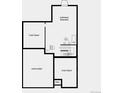 Floor plan of basement showing unfinished basement, crawl space, and unexcavated area at 3343 N Catawba Way, Aurora, CO 80019