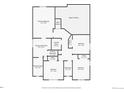 Second floor plan showing bedroom, bathroom, laundry room, and closet dimensions and layout at 11811 Lewiston St, Commerce City, CO 80022