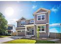Charming two-story home featuring a well-manicured lawn, stone accents, a driveway, and a welcoming entrance at 2515 Clayton Cir, Superior, CO 80027