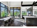 Modern kitchen with island and mountain views at 52 West Point Lode # A, Breckenridge, CO 80424