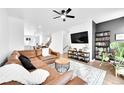 Inviting living room with modern decor and comfortable seating at 5387 Pierson Ct, Wheat Ridge, CO 80033