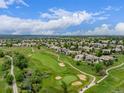 Aerial view of a golf course community at 8993 Stonecrest Way, Highlands Ranch, CO 80129