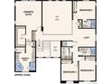 Upper level floor plan featuring owner's suite, bedrooms, bathrooms, and a loft area at 2536 Wesley Ln, Lafayette, CO 80026