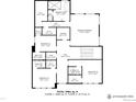 Second floor plan with primary bedroom and other bedrooms, baths at 1110 Elm St, Denver, CO 80220